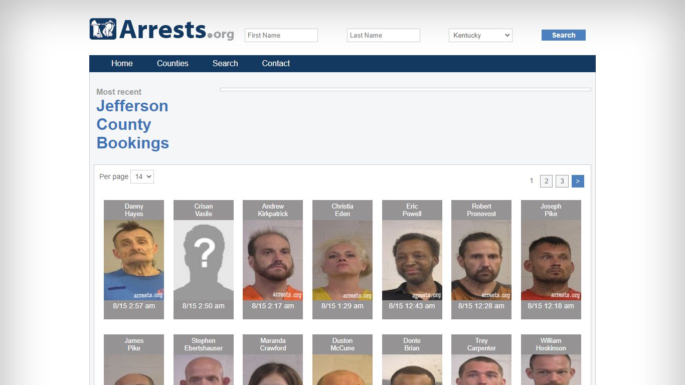 Jefferson County Arrests and Inmate Search